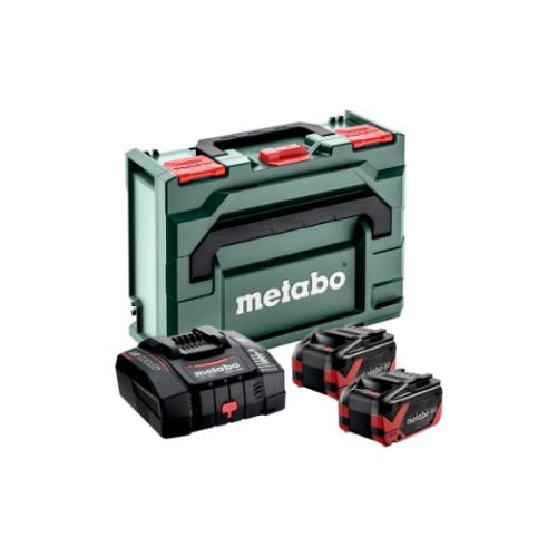 Metabo CAS Basis-Set 2 x LiHDX 8.0 Ah + ASC 290 + metaBOX 145